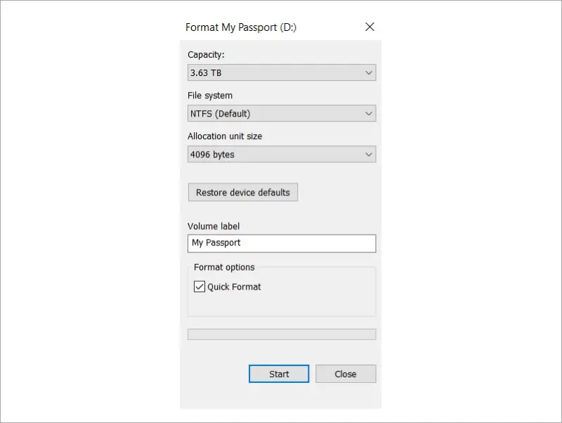 A screenshot showing the location of the file system menu in File Explorer.