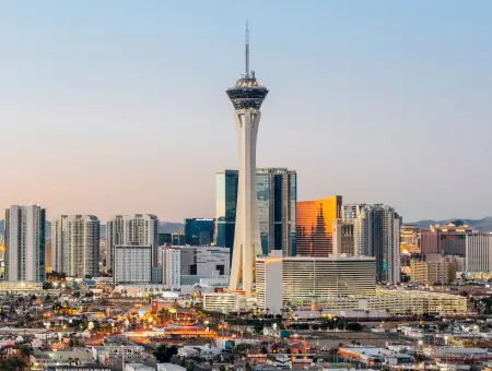 Secure Data Recovery Las Vegas at sunrise.