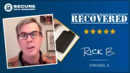 Documentary filmmaker Rick Beyer lost important footage for a video project and turned to Secure Data Recovery to get it back